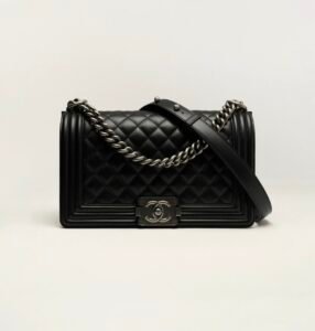 no.48—chanel le boy chain bag