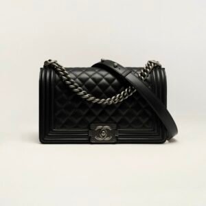 no.48—chanel le boy chain bag