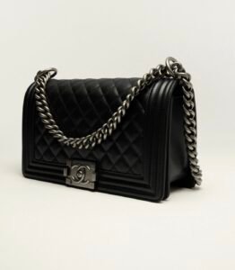 no.48—chanel le boy chain bag