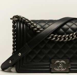 no.48—chanel le boy chain bag